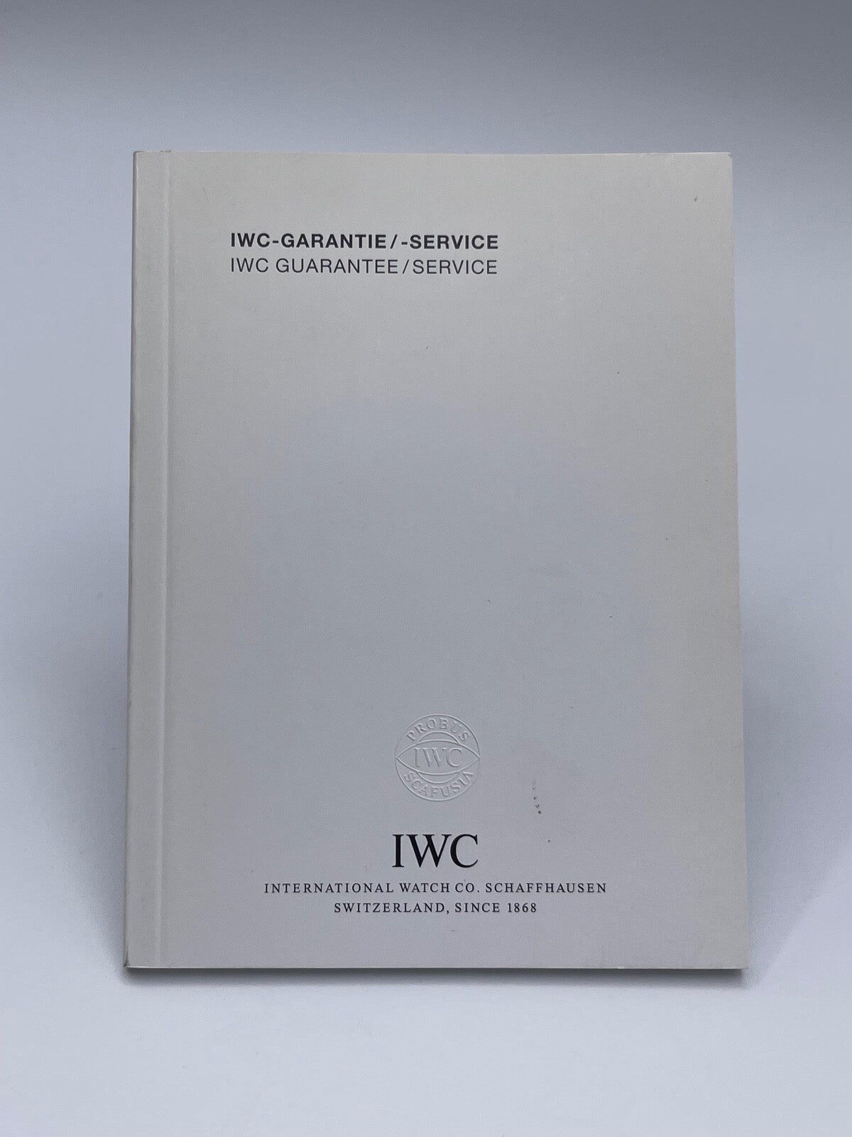 Iwc Pilot Aquatimer Ingenieur libretto garanzia guarantee service 2004 - 2011