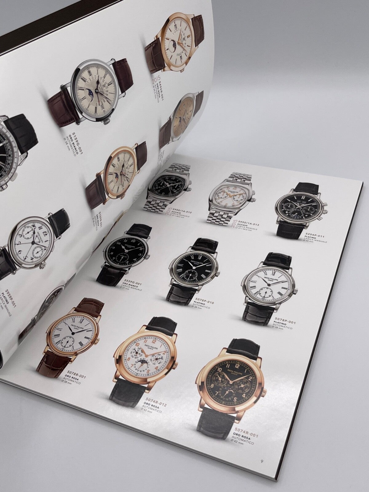 Patek Philippe Nautilus Aquanaut catalogo collezione anno 2015 lingua italiano