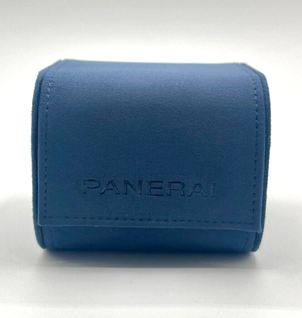 Panerai Luminor Radiomir custodia viaggio orologio watch travel box velluto blu
