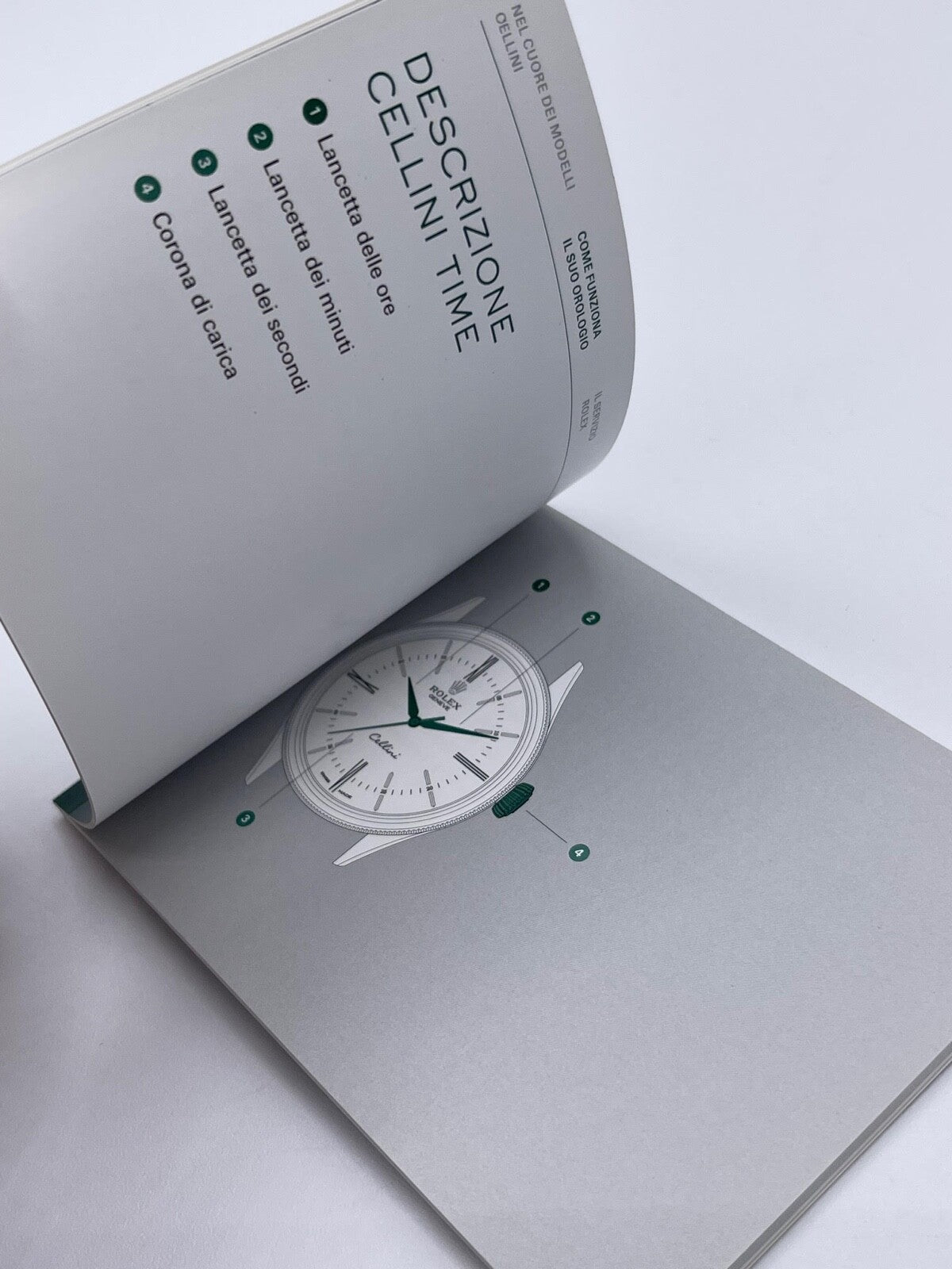 Rolex Cellini libretto corredo orologio italiano originale ( 1991 - 2015 )