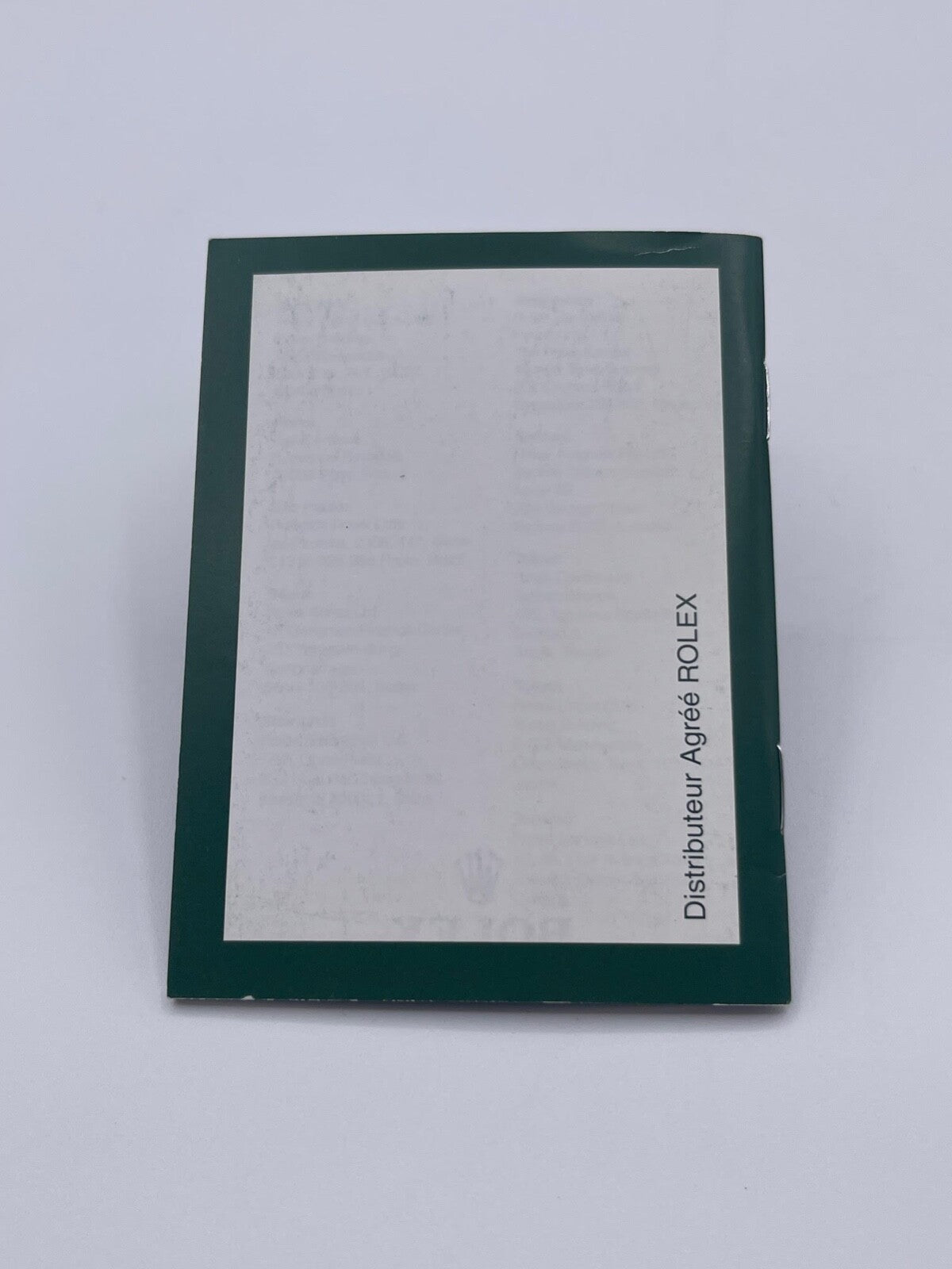 Rolex libretto garanzia COSC warranty booklet service 563.81
