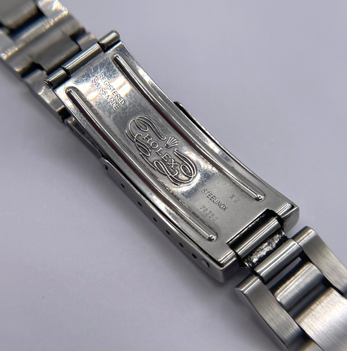Rolex Daytona Air-King bracciale 78350 bracelet chiusura "78350 X2" finali 557B