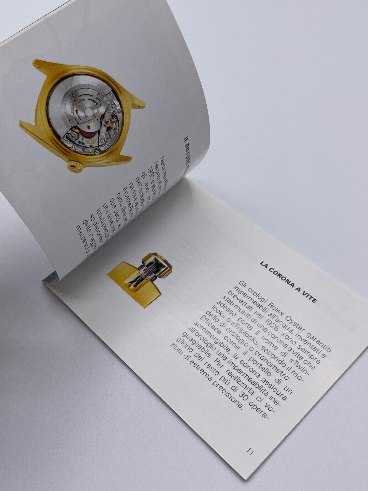 Rolex libretto corredo orologio "il vostro Rolex Oyster" italiano 1980 - 2008