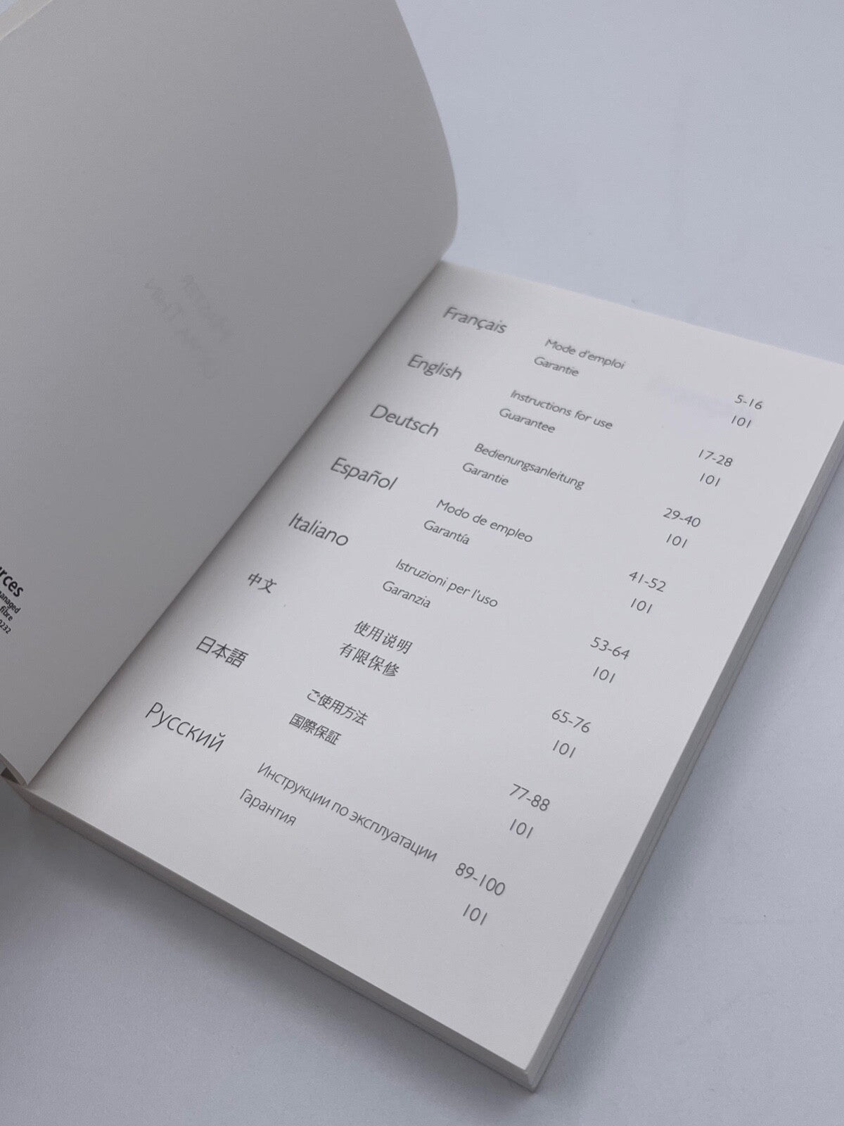 Jaeger LeCoultre Master Ultra Thin libretto istruzioni instructions booklet 2009