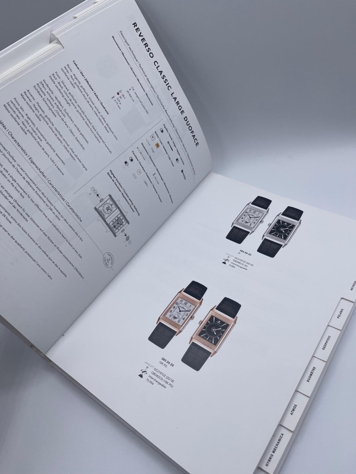 Jaeger LeCoultre libro catalogo rivenditori ufficiali dealer catalogue 2018/2019