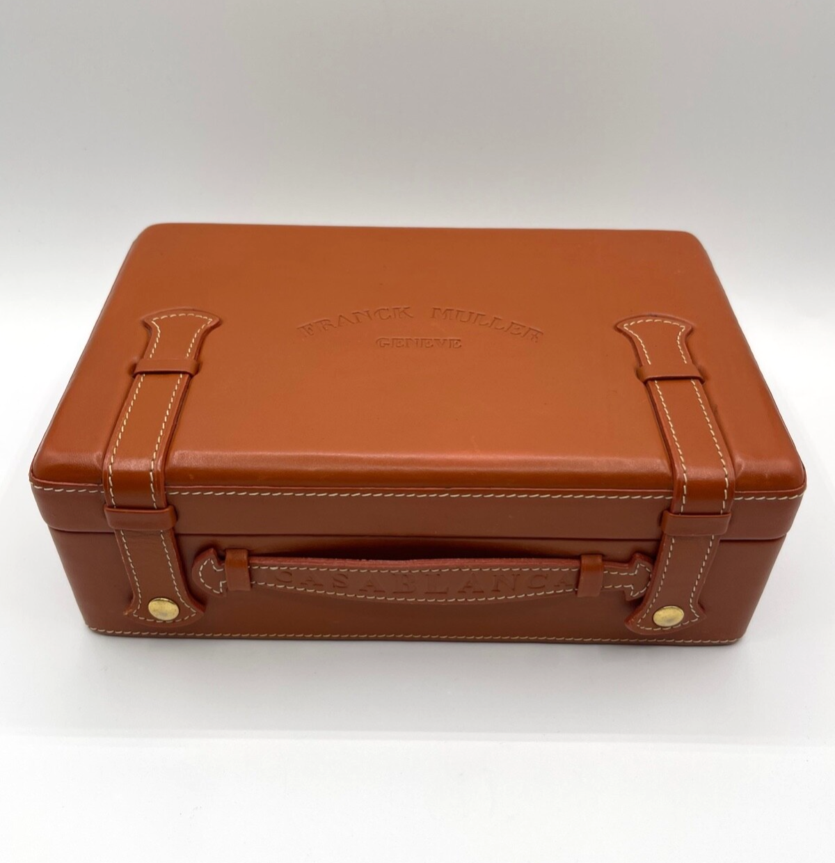 Franck Muller Casablanca scatola orologio marrone watch box