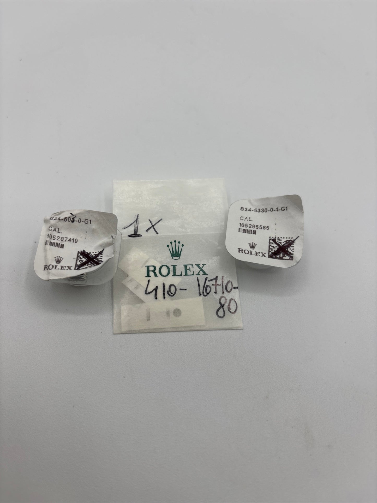 Rolex GMT-Master hands crown 603 and tube 5330 set