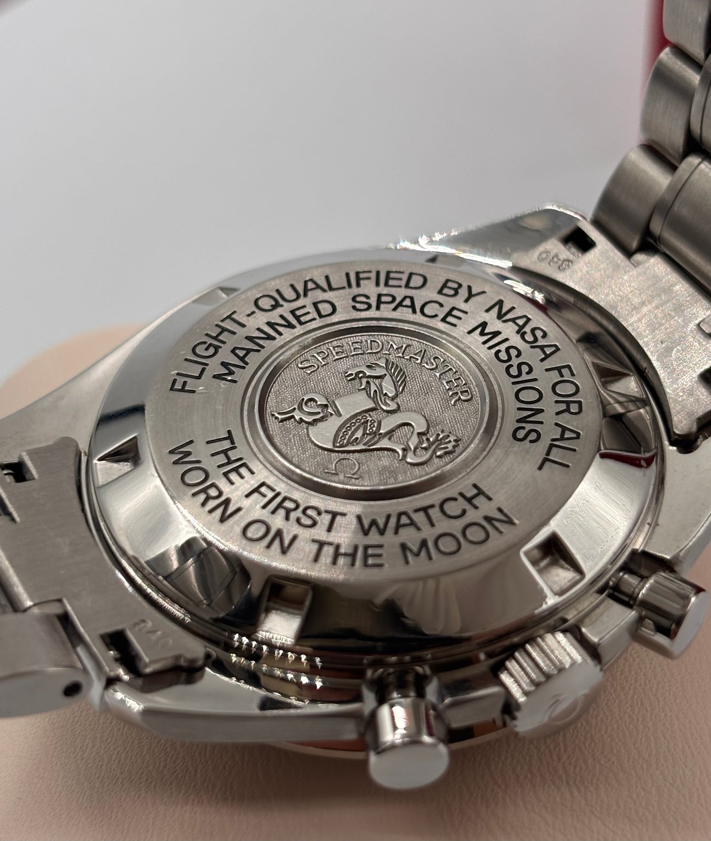 Omega Speedmaster Moonwatch Moonphase 42mm acciaio steel ref 145.0055 cal 1866 L