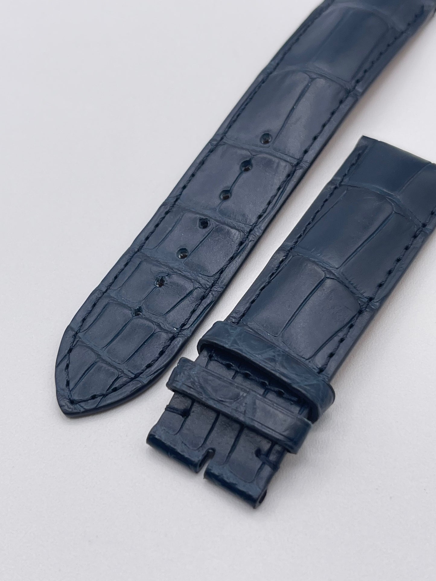 Longines Dolce vita cinturino alligatore blu blue alligator strap 21/20mm