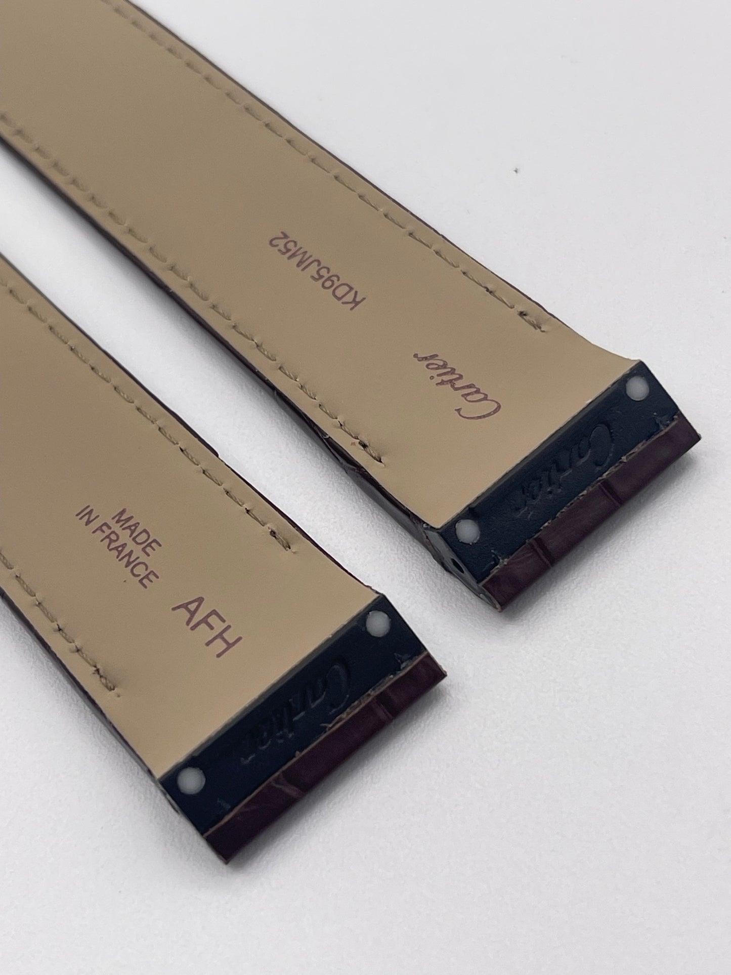 Cartier Santos 100GM cinturino alligatore marrone brown KD95JM52 23/21mm