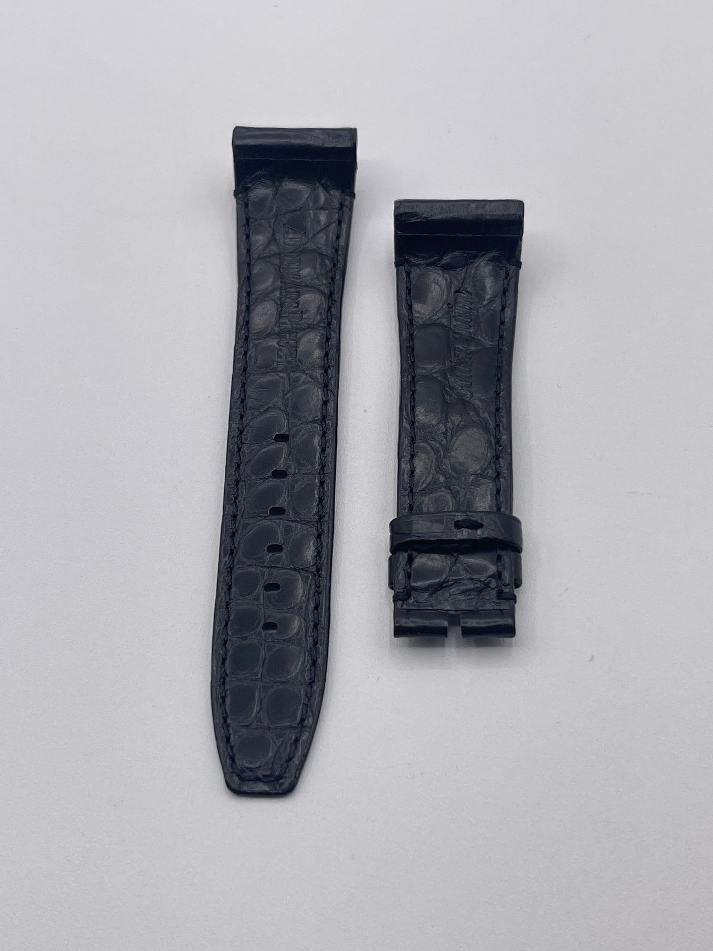 Audemars Piguet Code 11.59 cinturino watch strap pelle alligatore nero 22/18mm