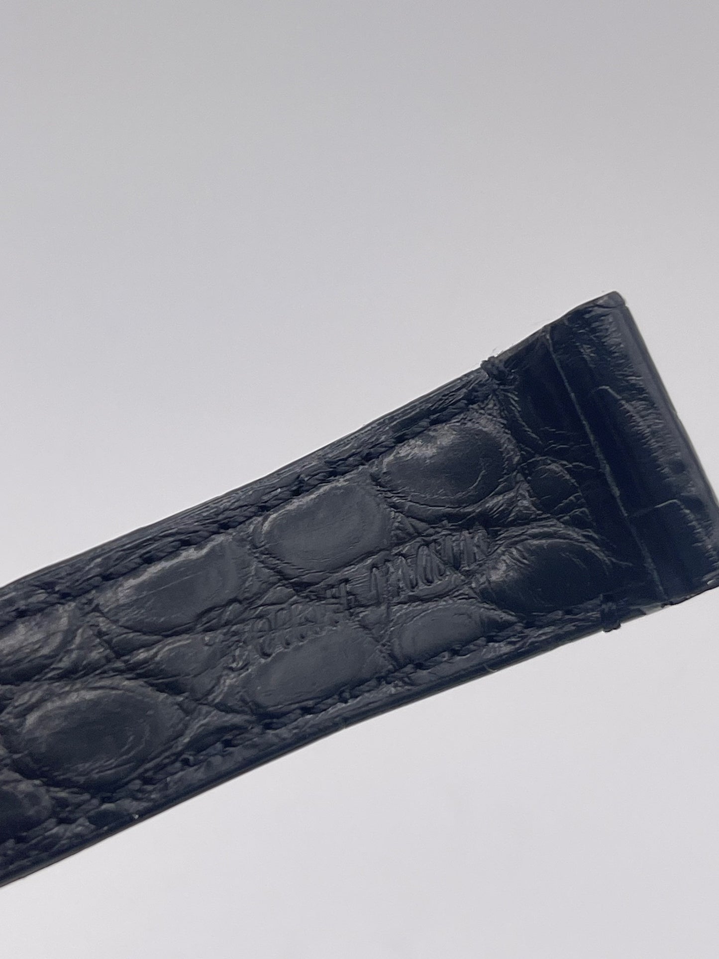 Audemars Piguet Code 11.59 cinturino watch strap pelle alligatore nero 22/18mm