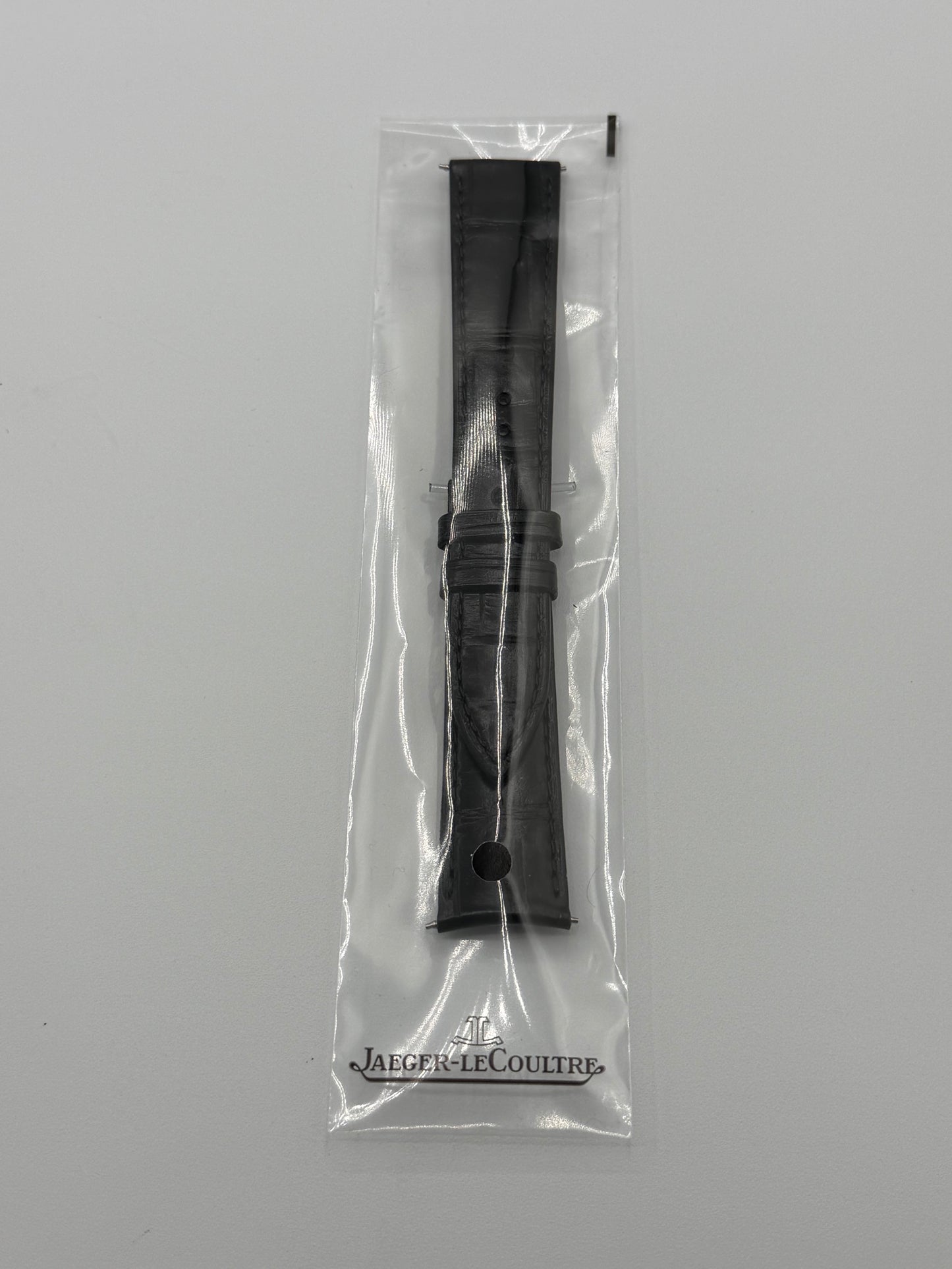 Jaeger LeCoultre cinturino alligatore nero black 19/16mm