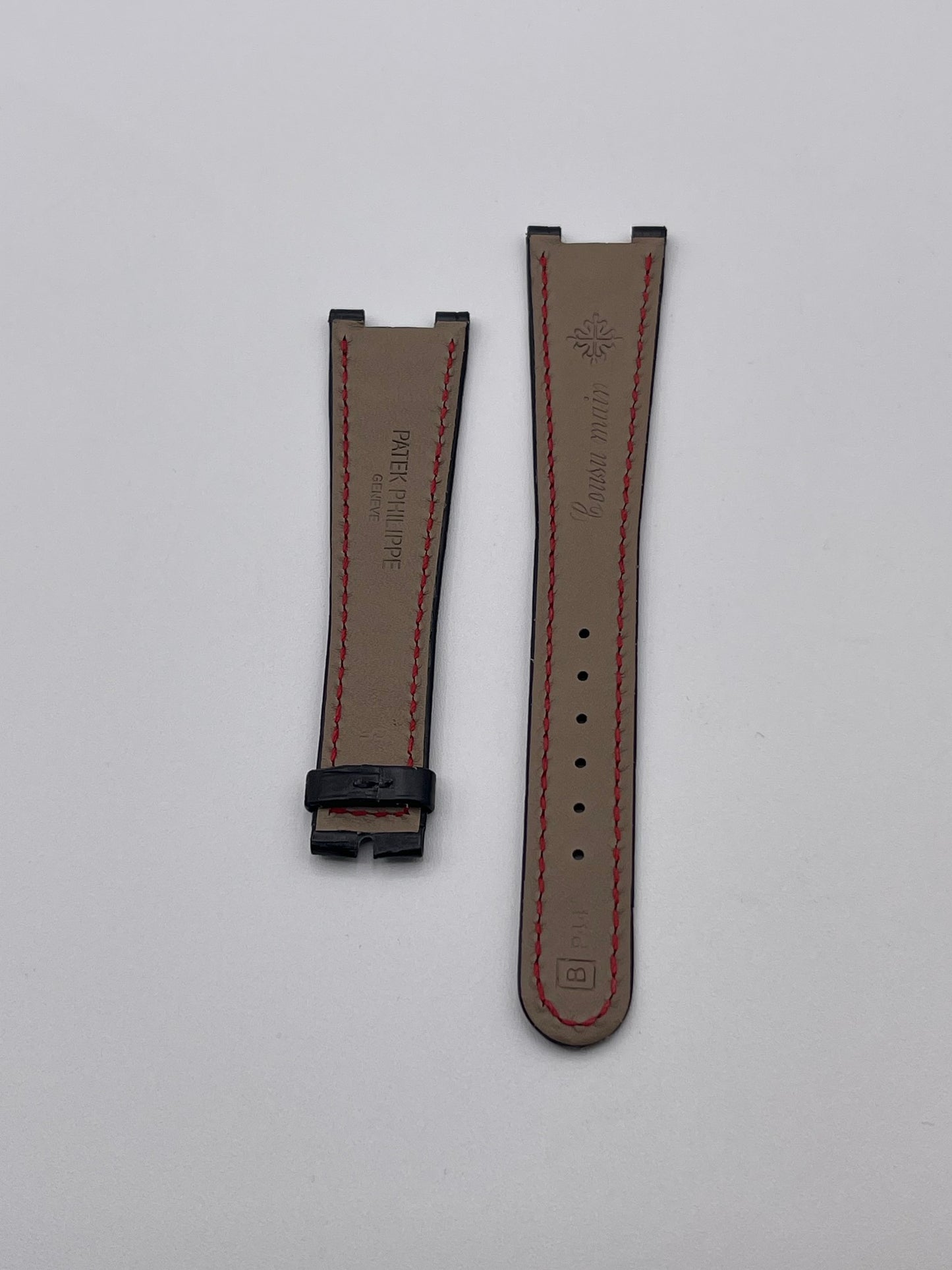 Patek Philippe Golden Ellipse cinturino alligatore black alligator strap 21/15mm