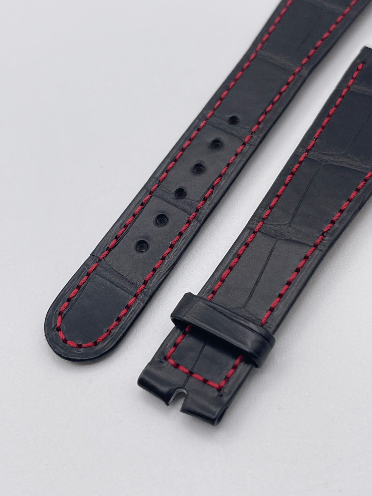 Patek Philippe Golden Ellipse cinturino alligatore black alligator strap 21/15mm