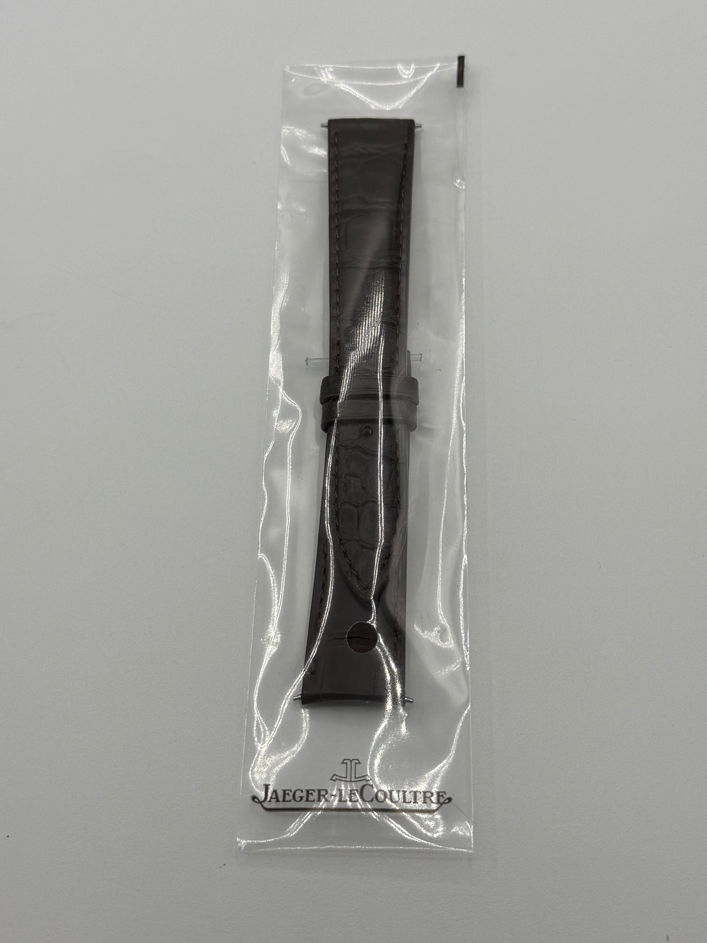 Jaeger LeCoultre cinturino alligatore marrone brown 19/16mm
