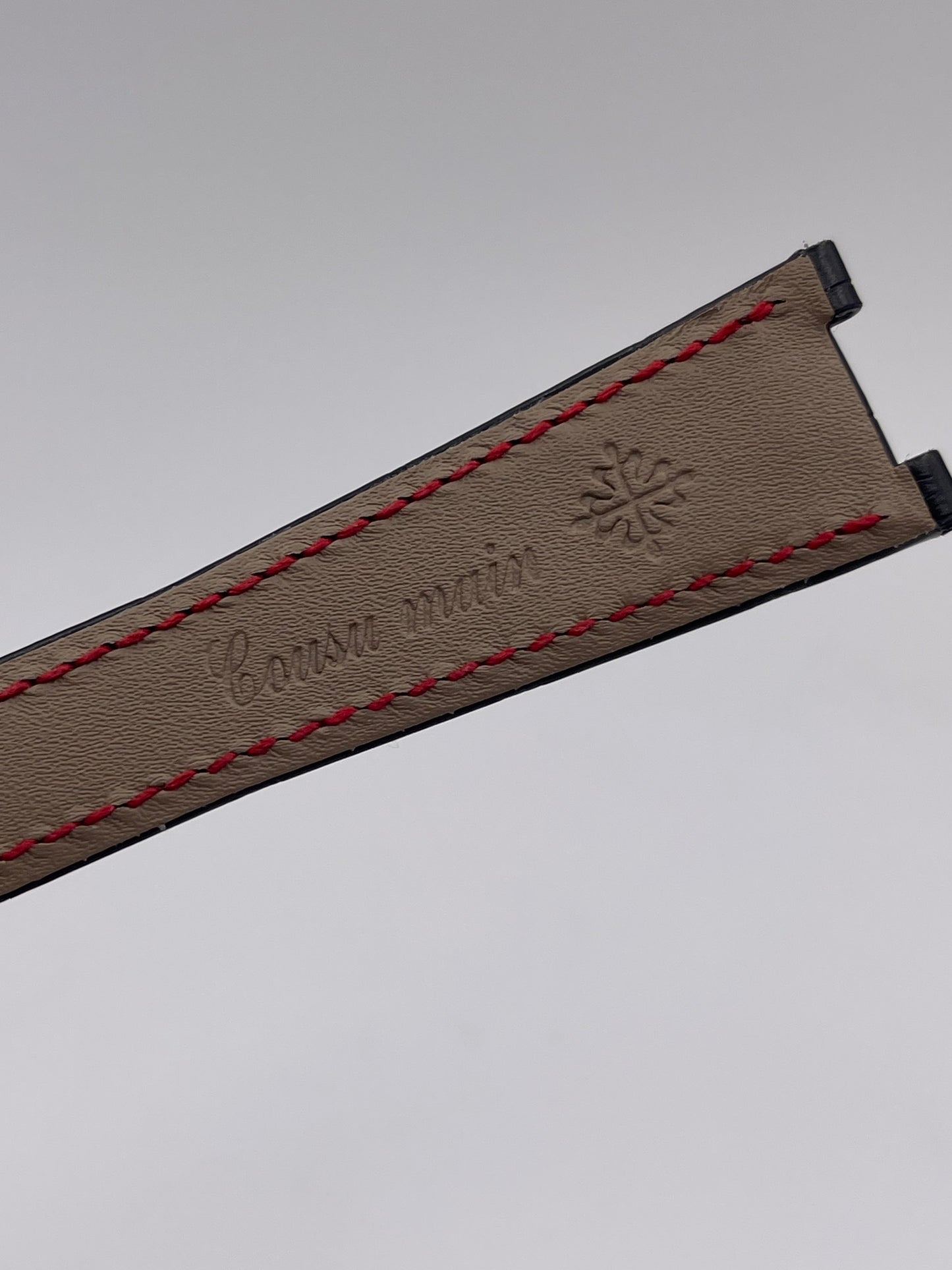 Patek Philippe Golden Ellipse cinturino alligatore black alligator strap 21/15mm