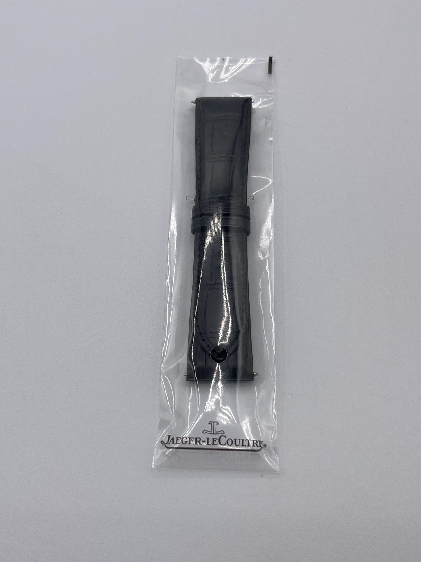 Jaeger Le-Coultre Reverso Duoface cinturino watch strap alligatore nero black 23/20mm