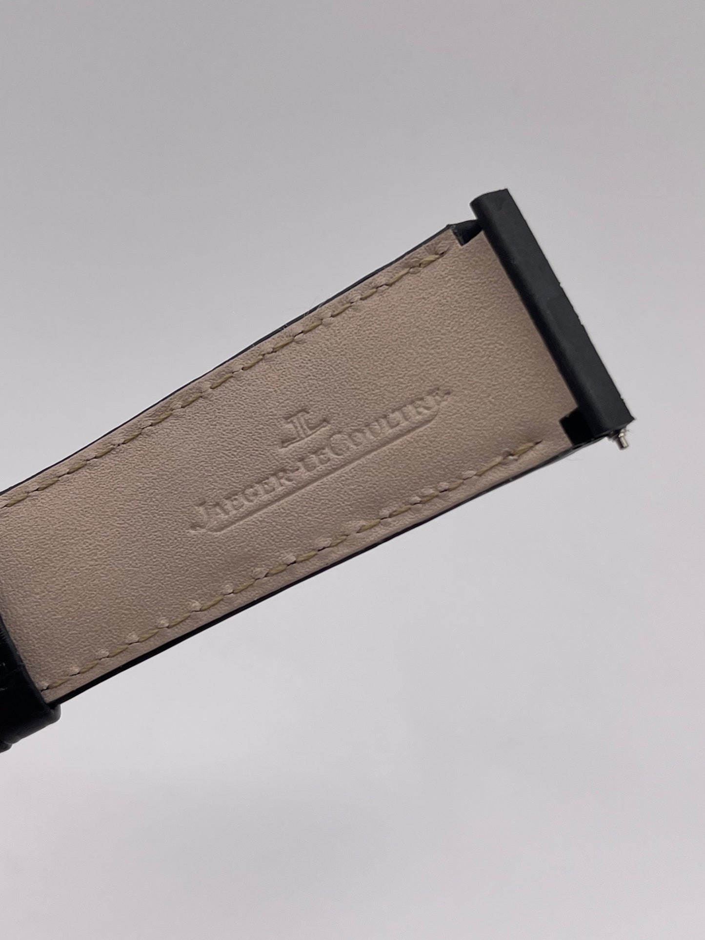 Jaeger Le-Coultre Reverso Duoface cinturino watch strap alligatore nero black 23/20mm