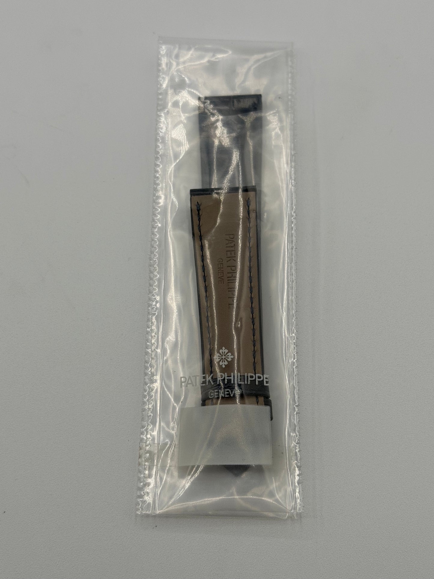 Patek Philippe cinturino alligatore blu blue alligator strap 19/16mm