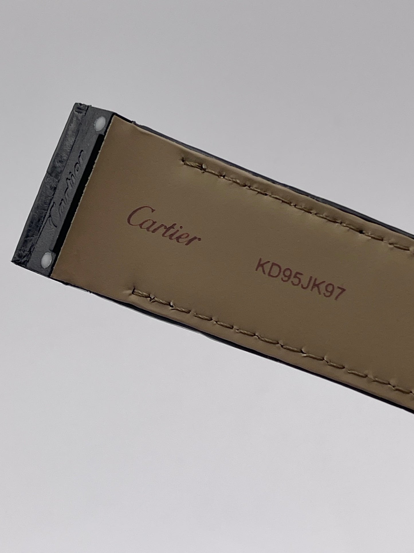Cartier Santos 100GM cinturino alligatore nero black KD95JK97 23/21mm