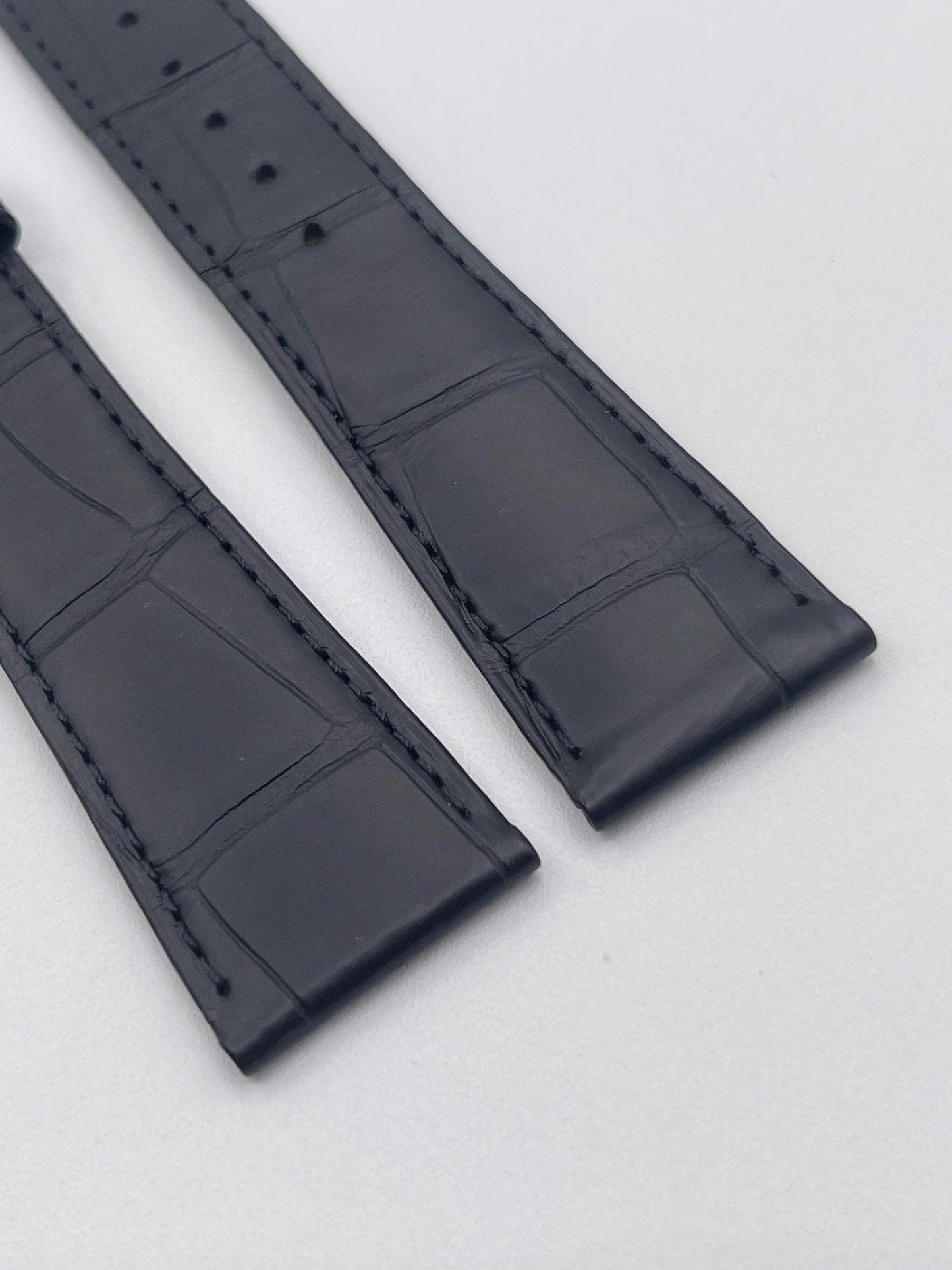 Cartier Tank solo ronde XL cinturino alligatore nero black strap KD4PBK97 23/18