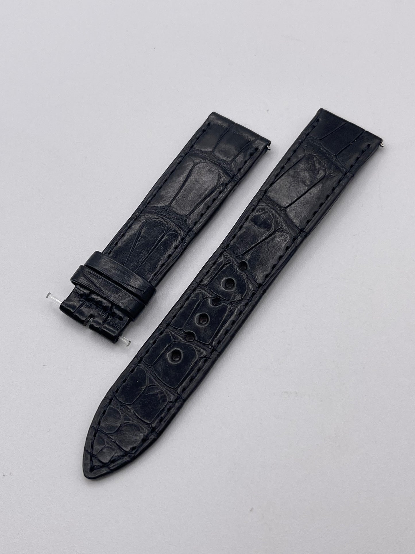 Jaeger Le-Coultre Reverso cinturino watch strap alligatore nero black 20/18mm