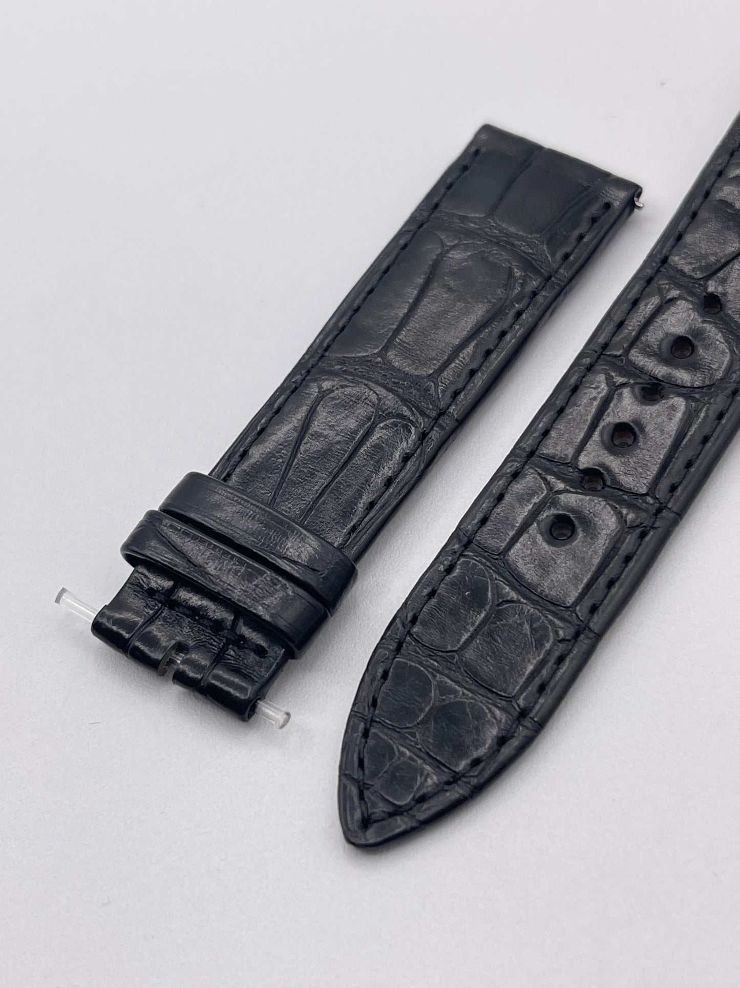 Jaeger Le-Coultre Reverso cinturino watch strap alligatore nero black 20/18mm