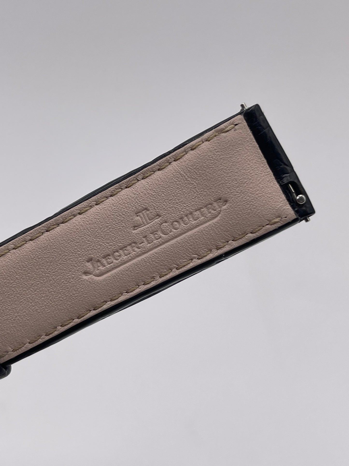 Jaeger Le-Coultre Reverso cinturino watch strap alligatore nero black 20/18mm