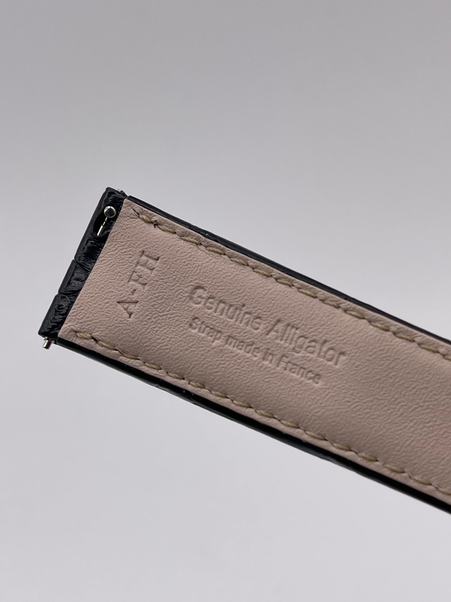 Jaeger Le-Coultre Reverso cinturino watch strap alligatore nero black 20/18mm