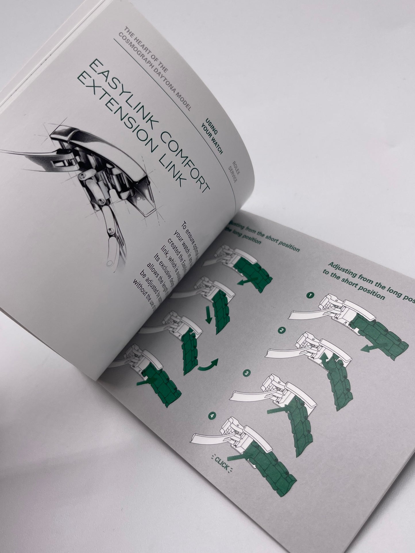 Rolex Daytona watch booklet 3.2019 English