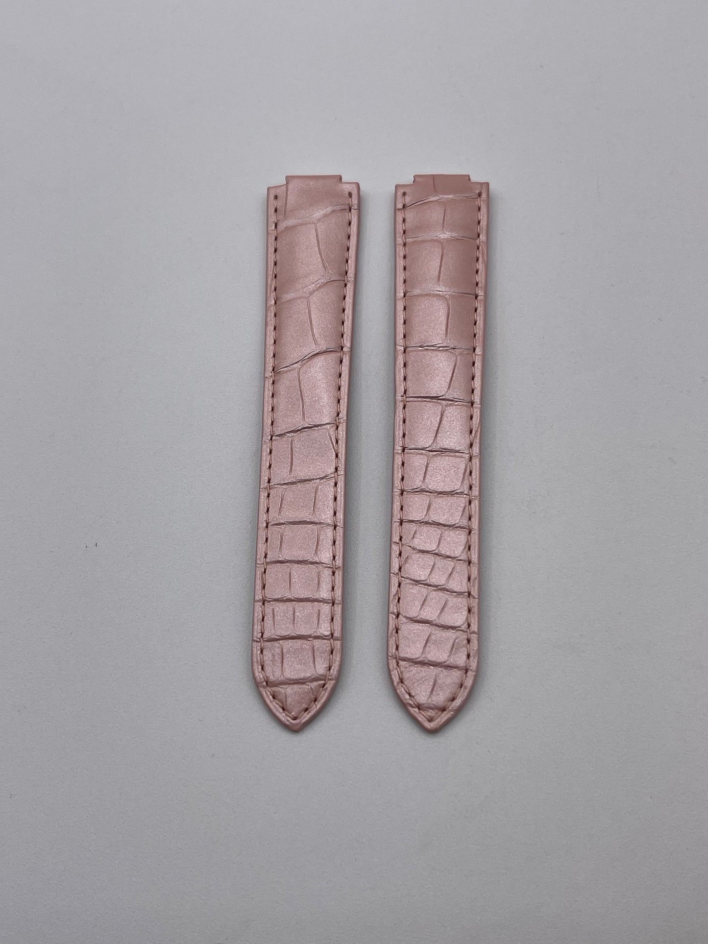 Cartier Ballon Bleu cinturino orologio pelle alligatore rosa KD2H2Y52 18,5/16mm