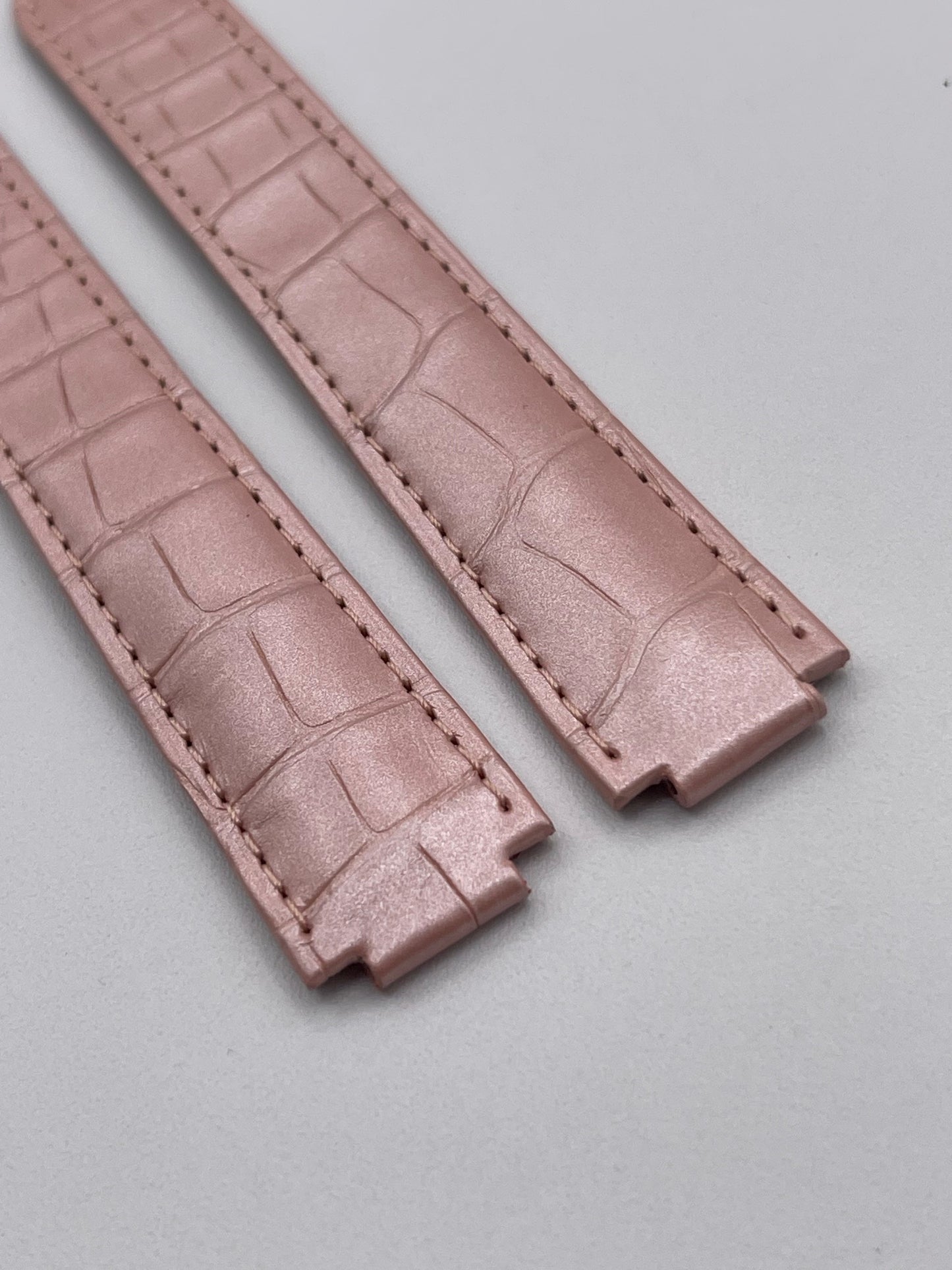 Cartier Ballon Bleu cinturino orologio pelle alligatore rosa KD2H2Y52 18,5/16mm