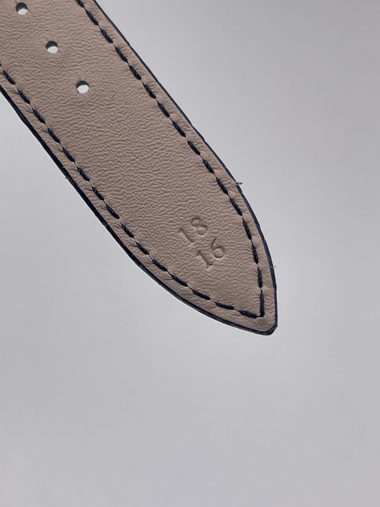 Jaeger Le-Coultre Rendez Vous cinturino watch strap alligatore blu 18/16