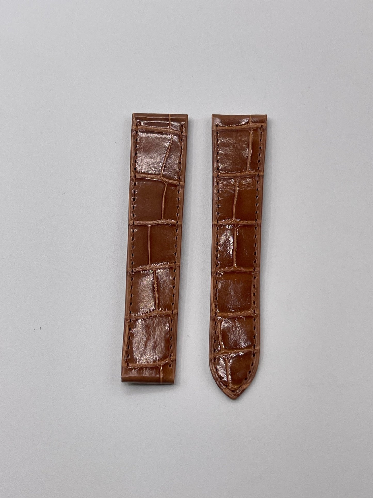 Cartier Tank LC GM cinturino alligatore marrone brown leather KD20GN67 19/16 mm