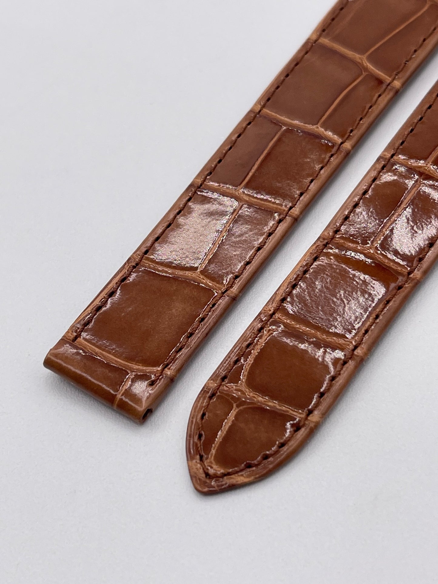 Cartier Tank LC GM cinturino alligatore marrone brown leather KD20GN67 19/16 mm