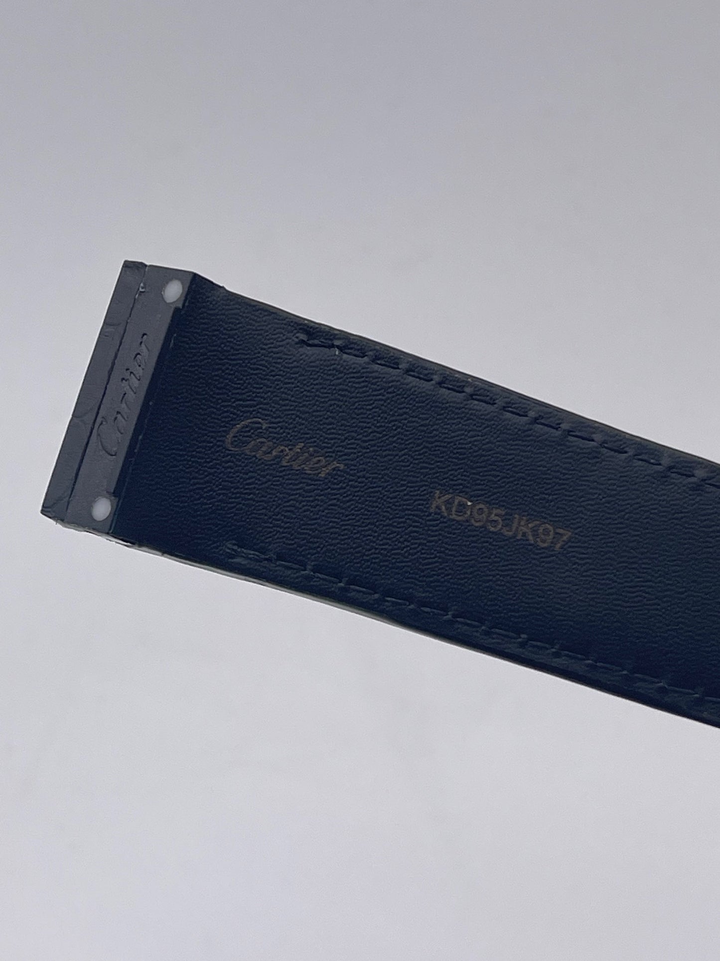 Cartier Santos 100GM cinturino alligatore nero black KD95JK97 23/21mm