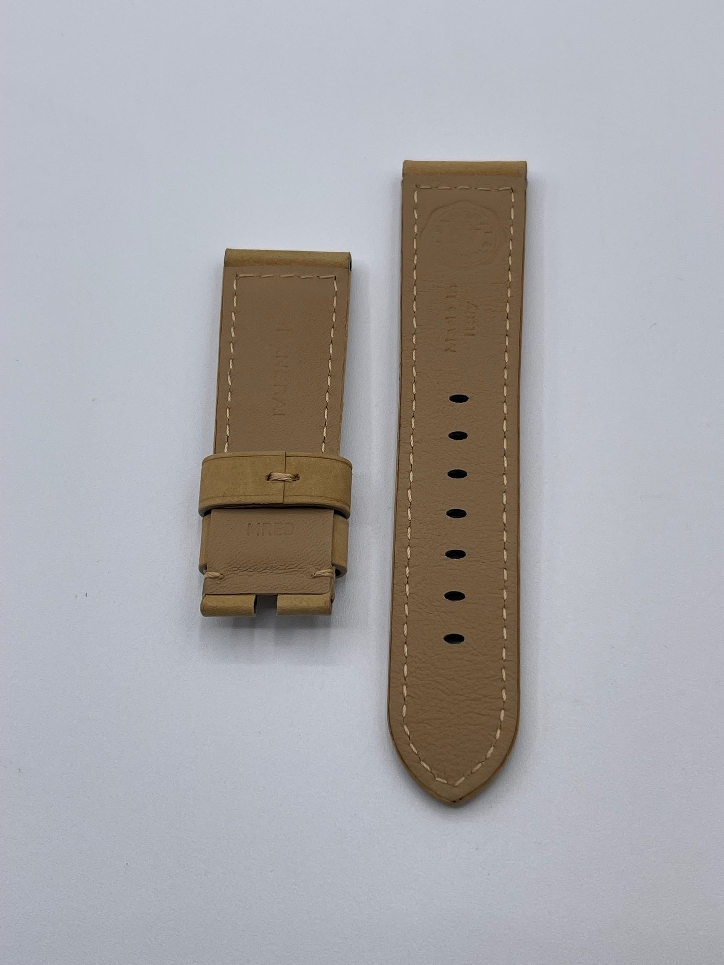 Panerai Luminor Submersible cinturino orologio beige 24/22 mm