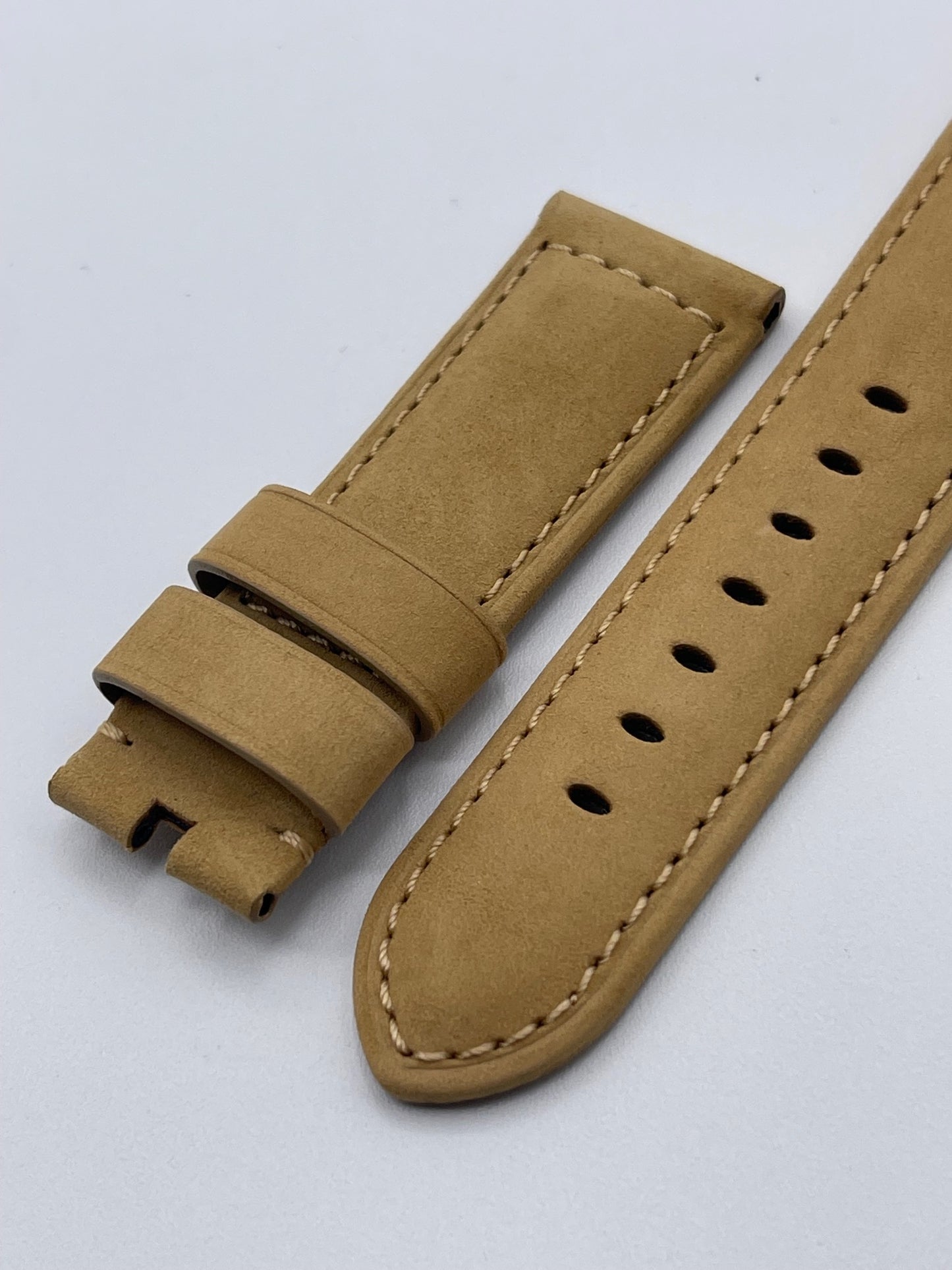 Panerai Luminor Submersible cinturino orologio beige 24/22 mm