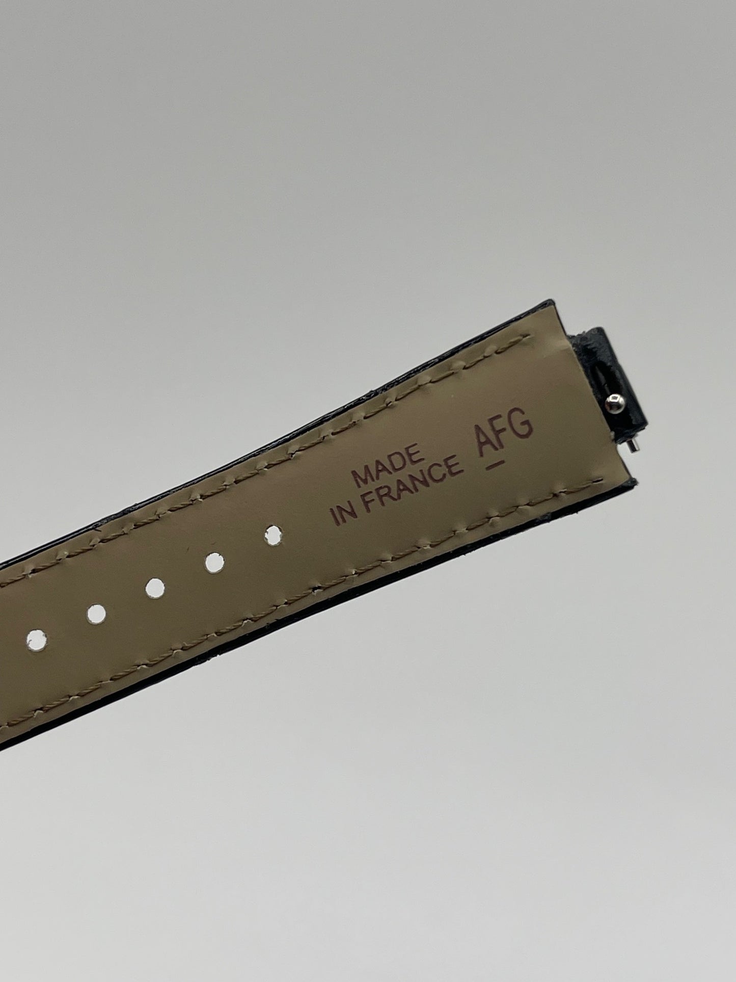 Cartier Ballon Bleu cinturino orologio pelle alligatore nero KDAGY037 16/14mm