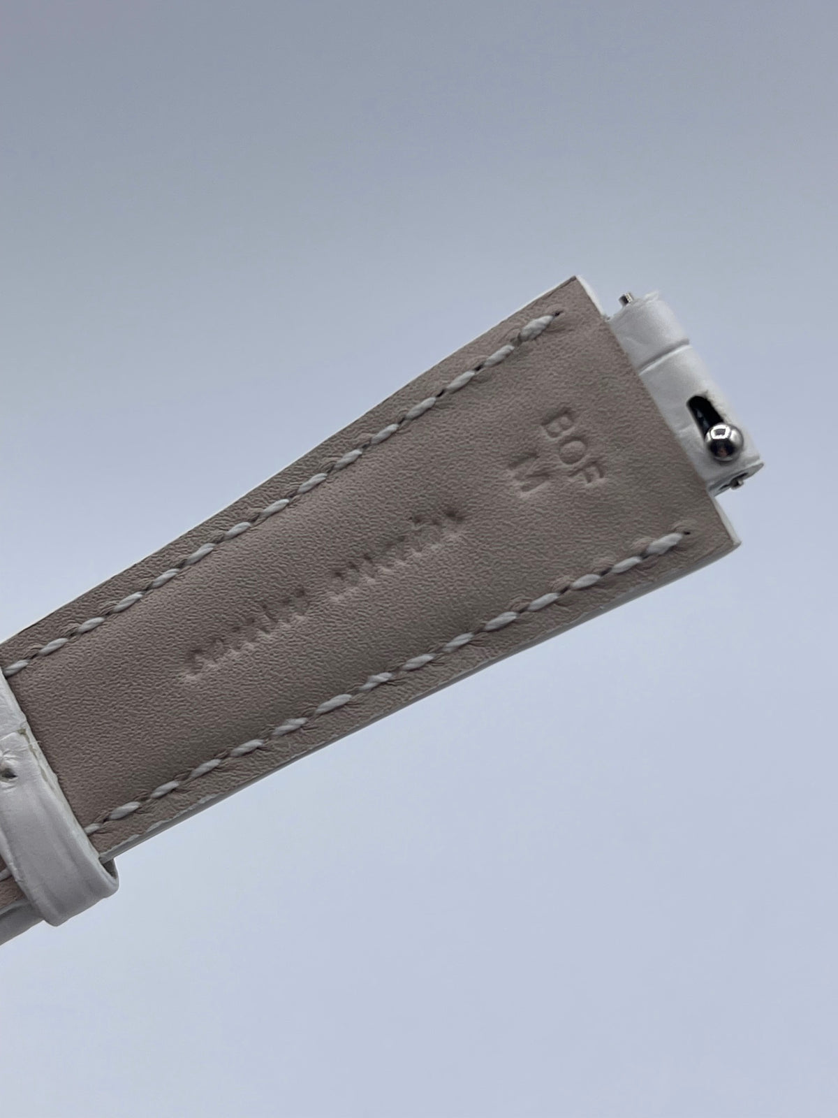 Harry Winston Ocean cinturino alligatore bianco alligator strap 21(13.4)/16mm