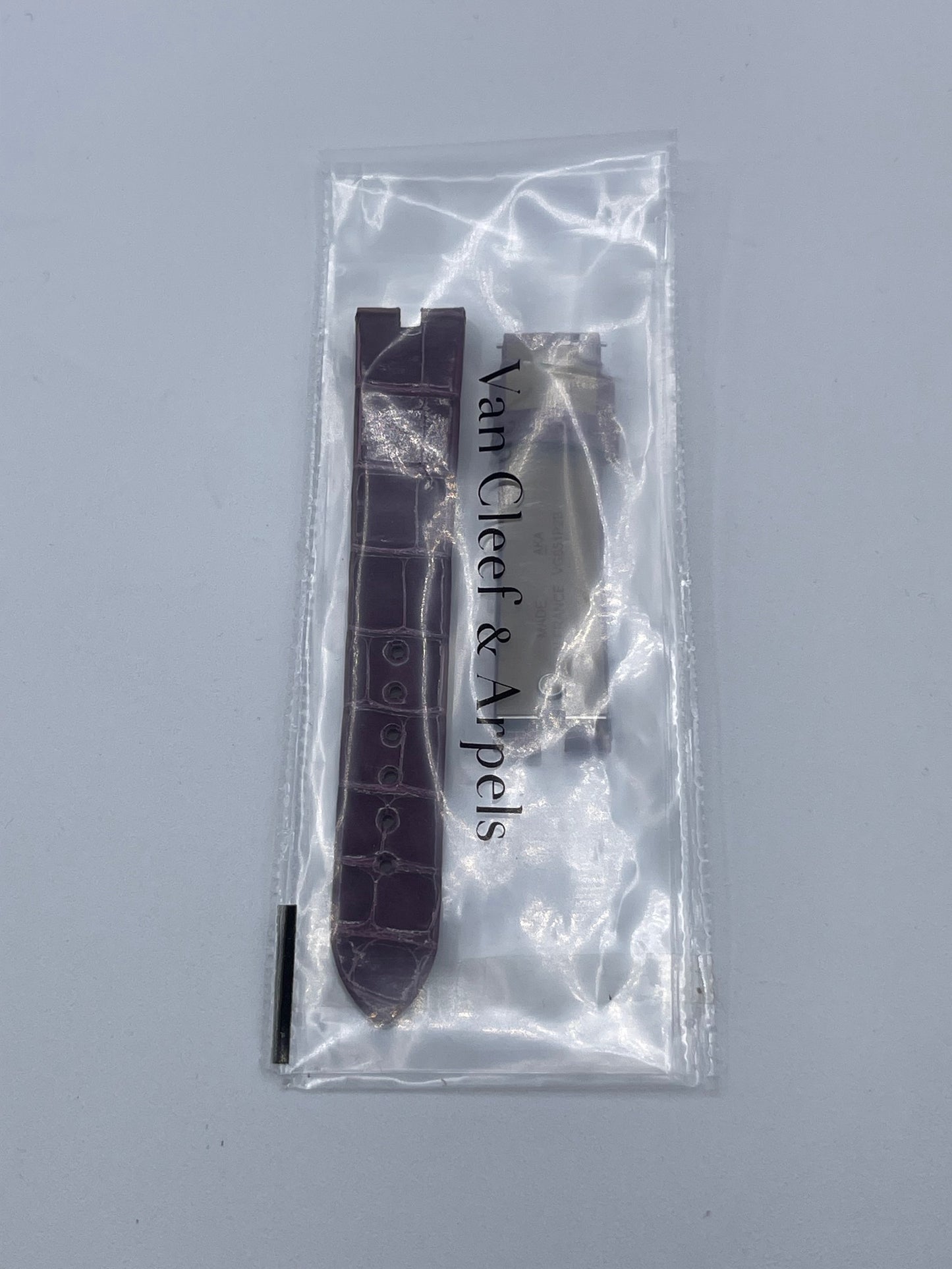 Van Cleef & Arpels Mini Féerie cinturino orologio viola purple watch strap 16/14mm