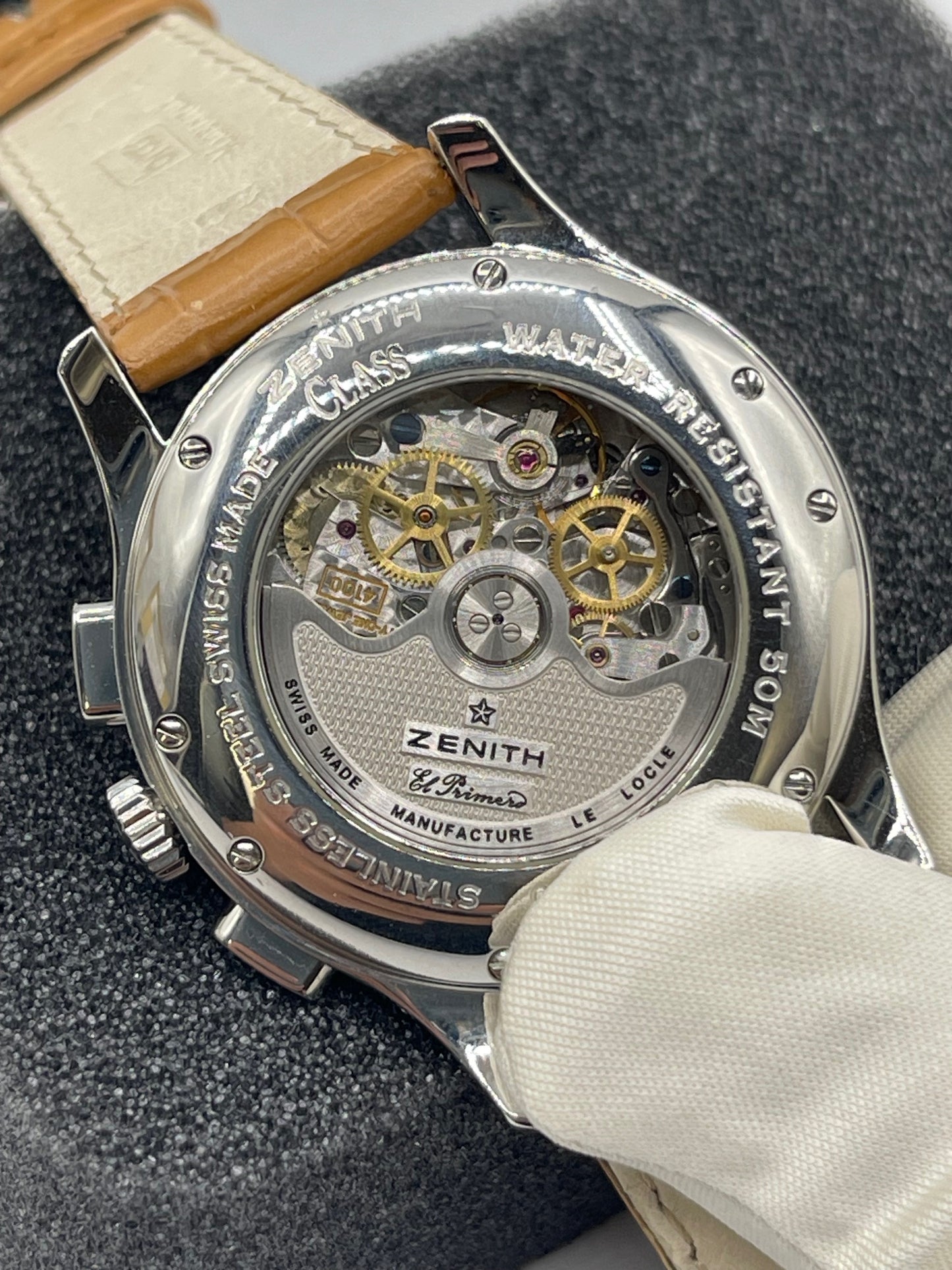 Zenith El Primero Class T Moonphase 40mm acciaio ref 03.0510.4100 cal 4100