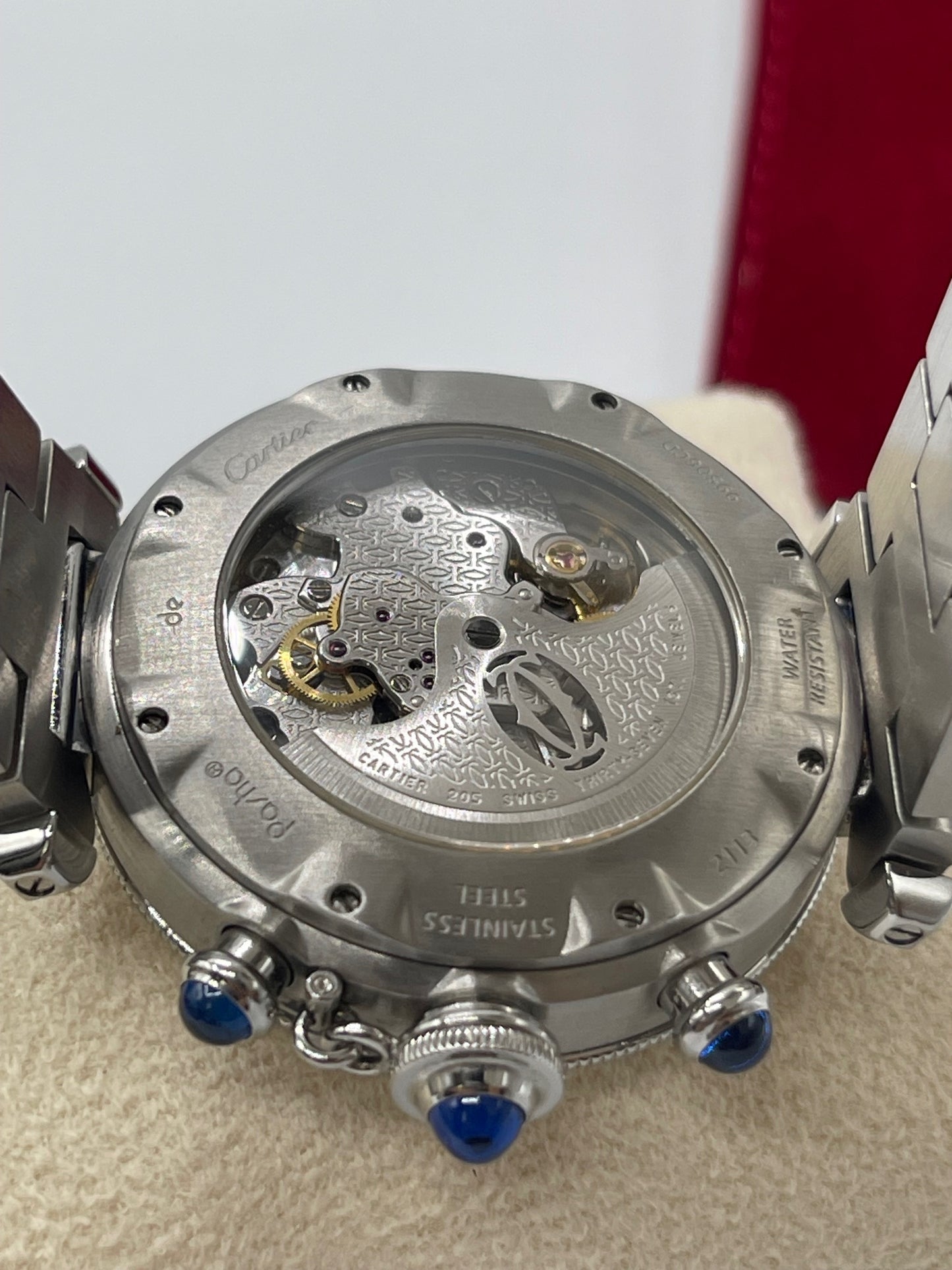 Cartier Pasha Chronograph Seatimer 38mm acciaio steel ref W31030H3 2113