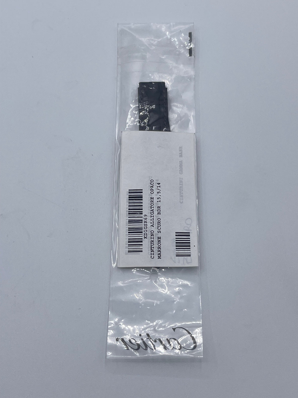 Cartier cinturino alligatore marrone scuro dark brown alligator KD1GSR69 15/14mm