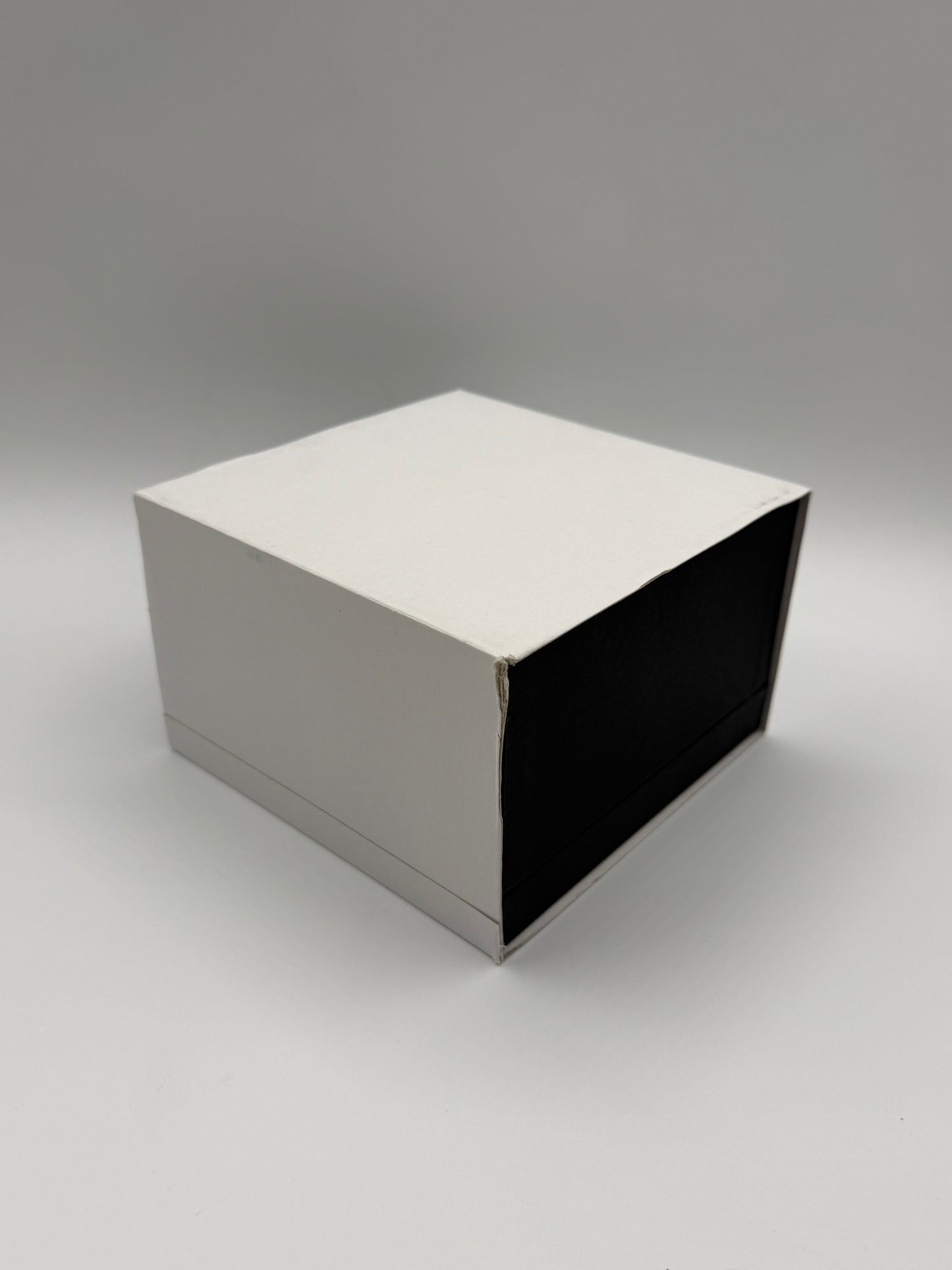 Chanel J12 scatola orologio watch box pelle bianca white leather