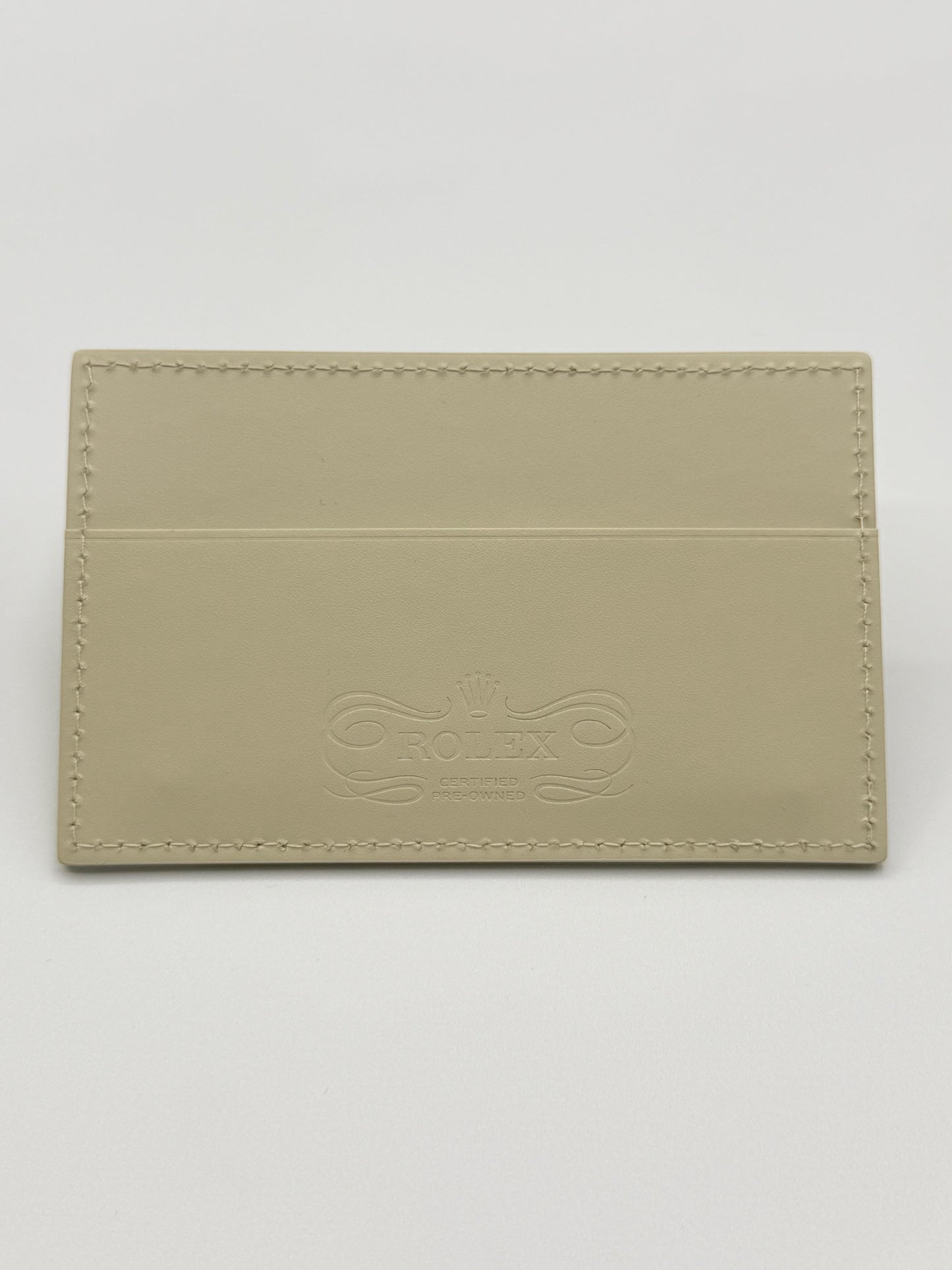 Rolex CPO kit travel box sigillo porta garanzia pelle bianco white booklet