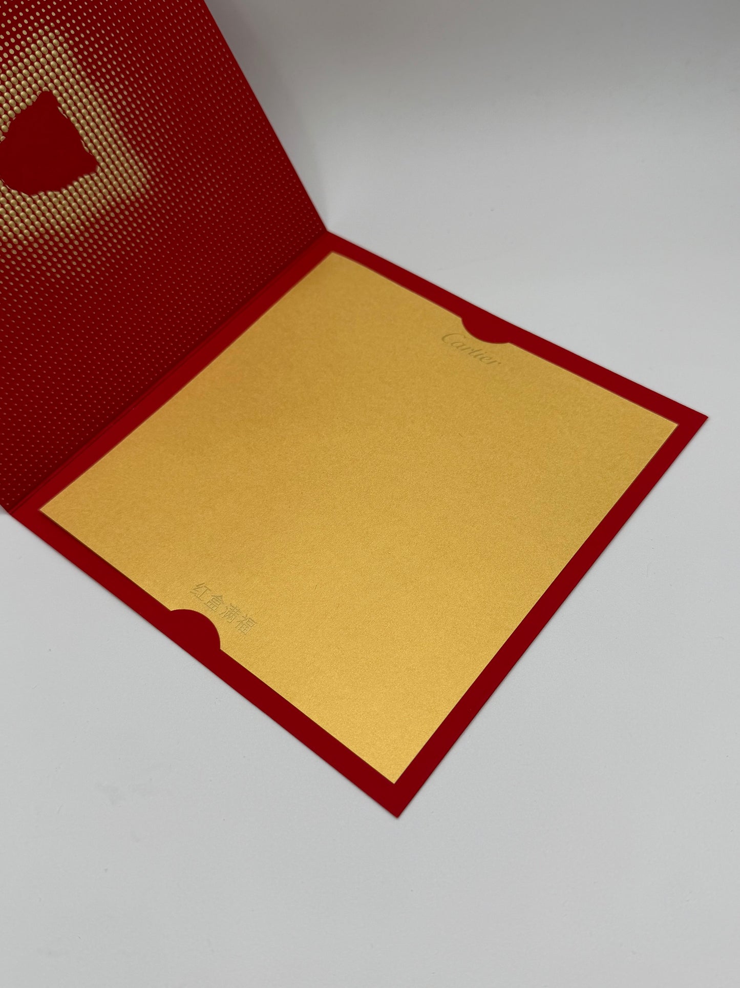 Cartier set 10 busta ringraziamento greetings card