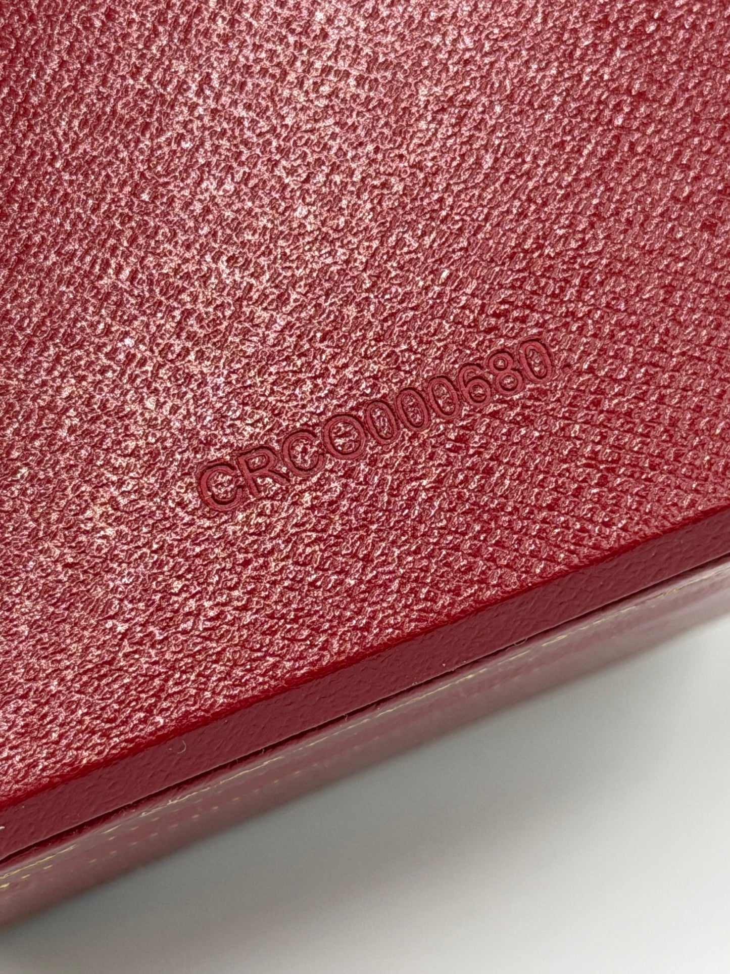 Cartier scatola anello ring box CRCO000680