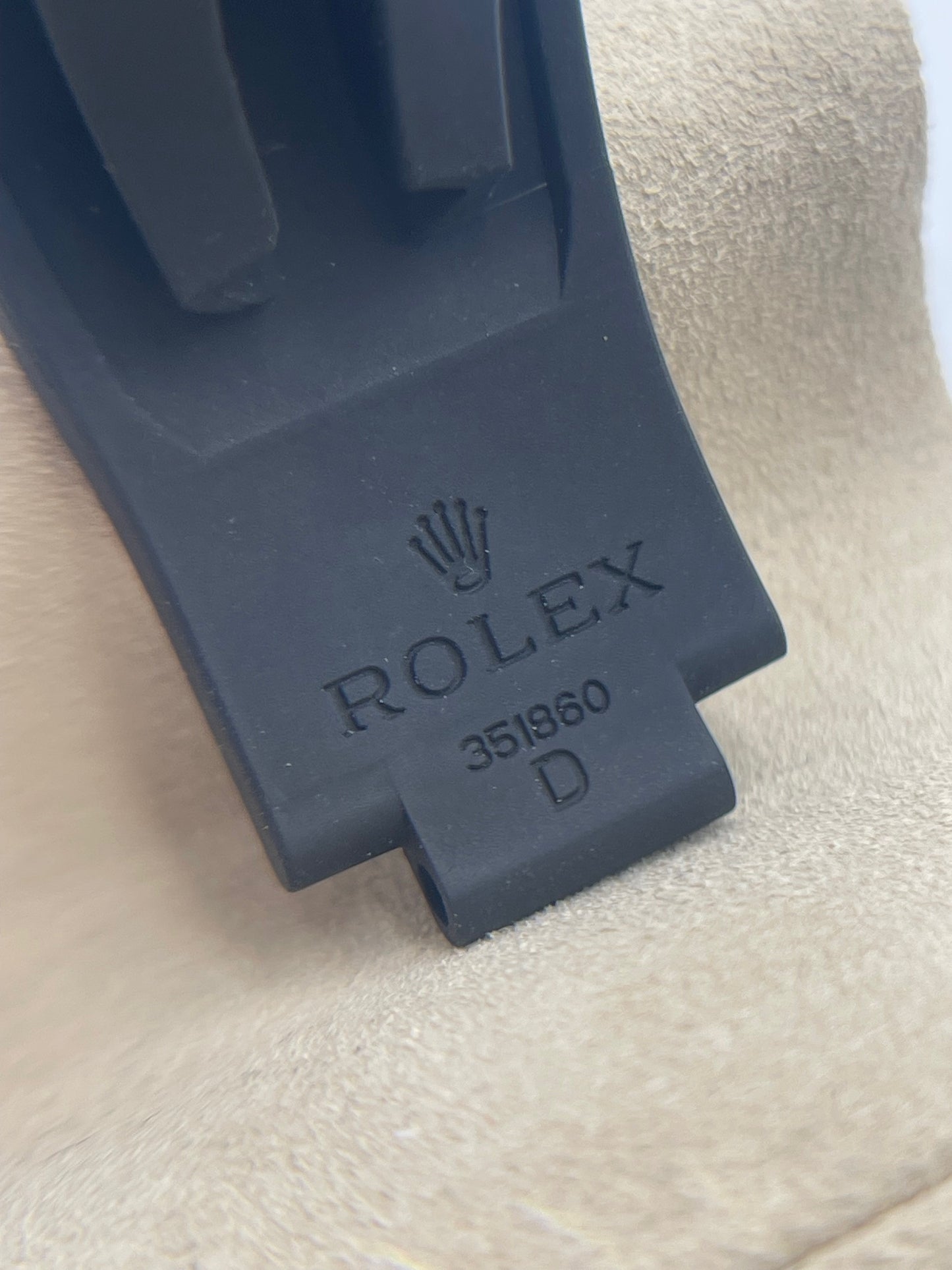 Rolex Sky-Dweller cinturino orologio gomma oysterflex strap 351860 D